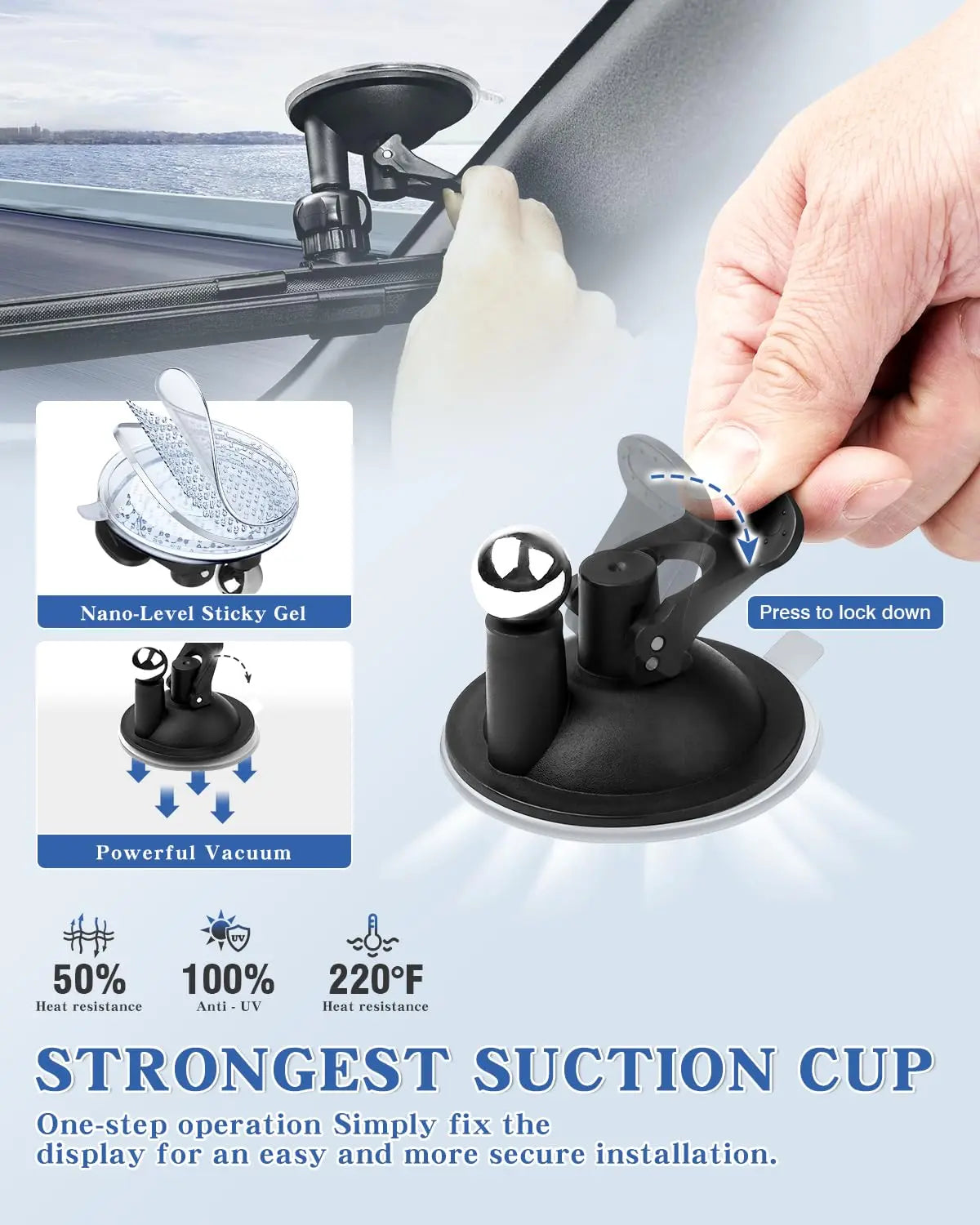 Portable Car Windshield Sunshade – Reflective UV & Heat Protection, Foldable & Quick Install, Universal Front Window Fit